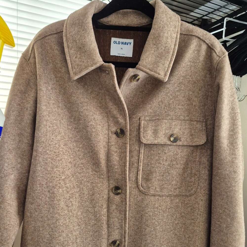 Old Navy Wool Blend Coat Jacket Size XL